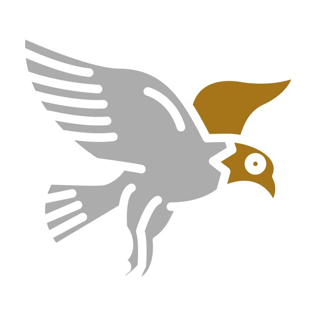 Diseño vectorial Estilo del icono del águila