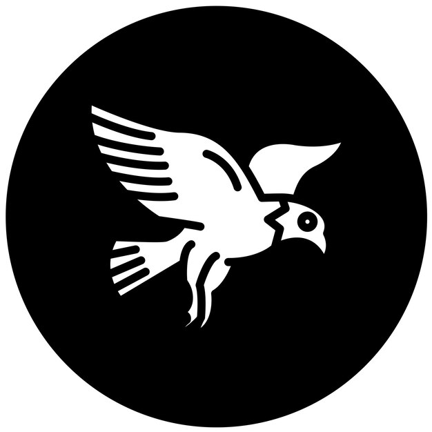 Diseño vectorial Estilo del icono del águila