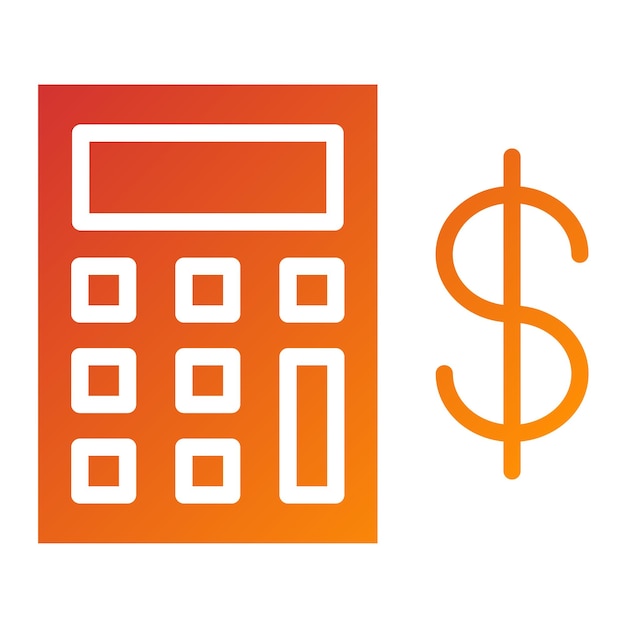 Diseño vectorial Estilo del icono de ahorro de impuestos