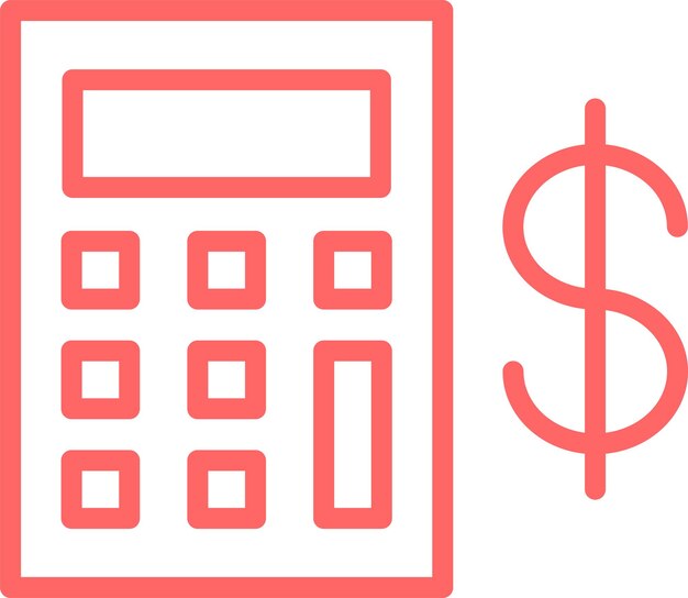 Diseño vectorial Estilo del icono de ahorro de impuestos