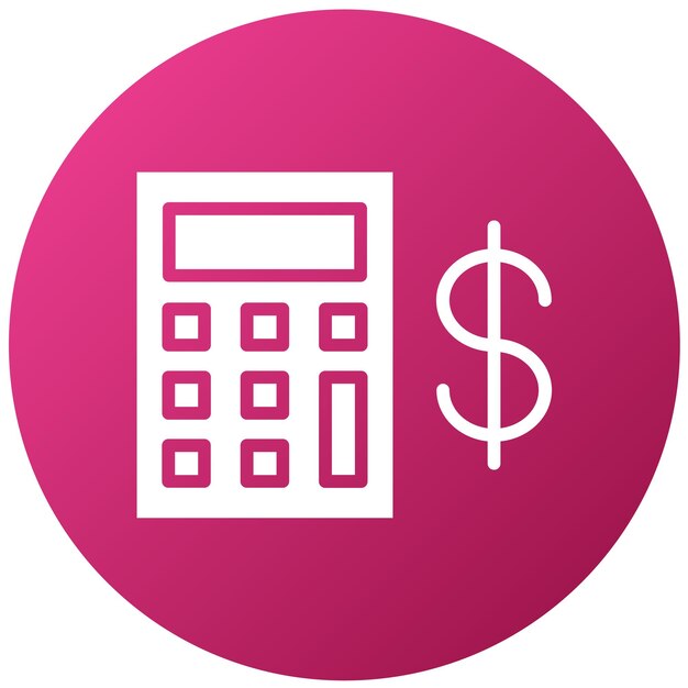 Diseño vectorial Estilo del icono de ahorro de impuestos