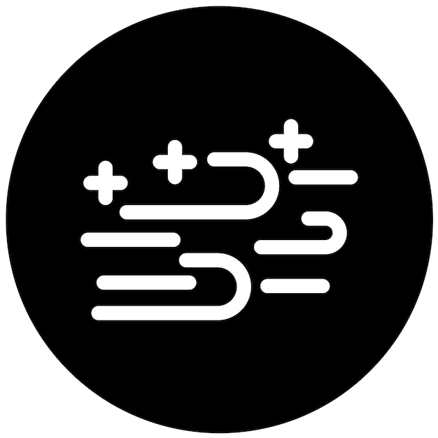 Diseño vectorial Estilo de icono de aire limpio