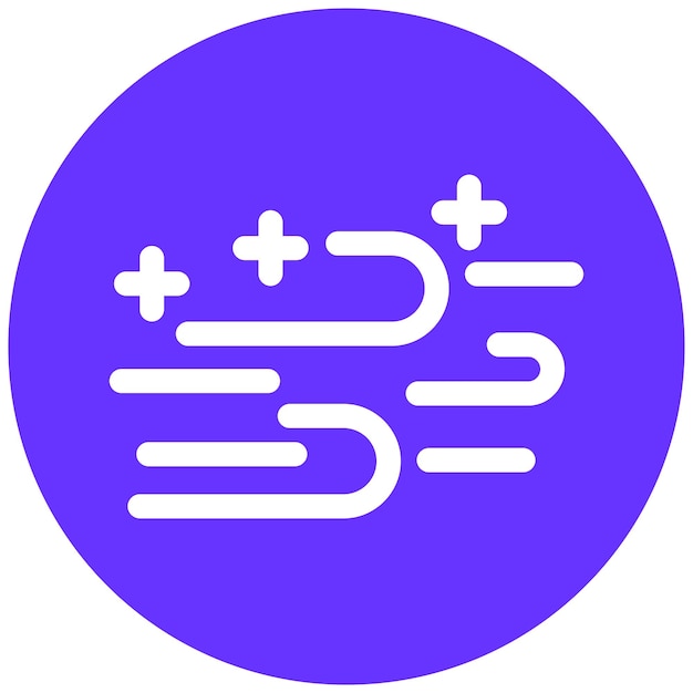 Diseño vectorial Estilo de icono de aire limpio