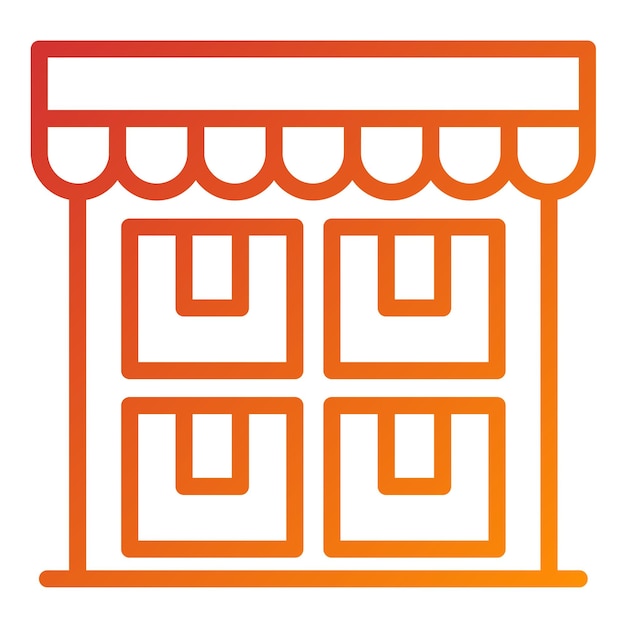 Diseño vectorial Estilo de icono al por mayor