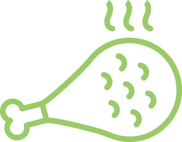 Diseño vectorial Estilo de icono de las alas calientes