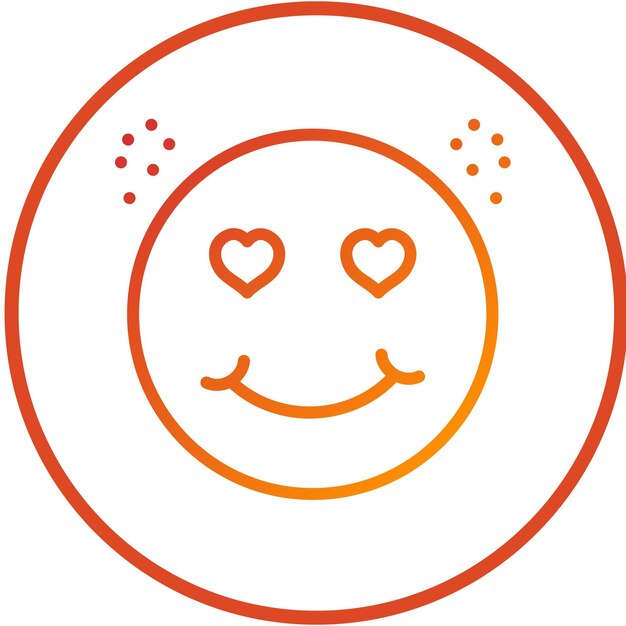 Diseño vectorial Estilo de icono alegre