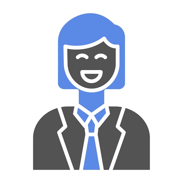 Diseño vectorial de estilo de icono alegre