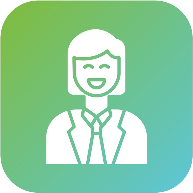 Diseño vectorial de estilo de icono alegre