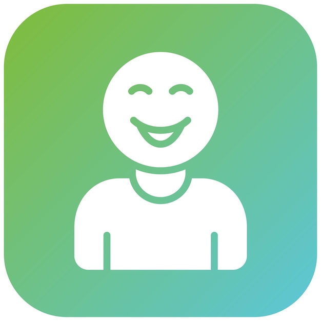 Diseño vectorial Estilo de icono alegre