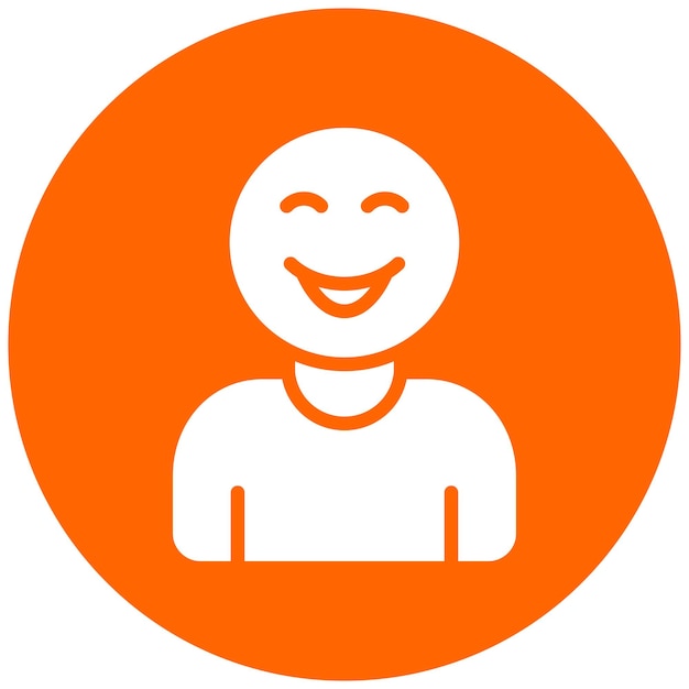 Diseño vectorial Estilo de icono alegre