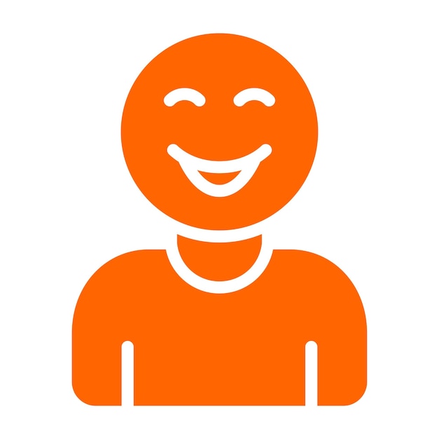 Diseño vectorial Estilo de icono alegre