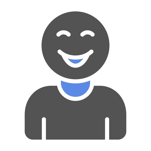 Diseño vectorial Estilo de icono alegre