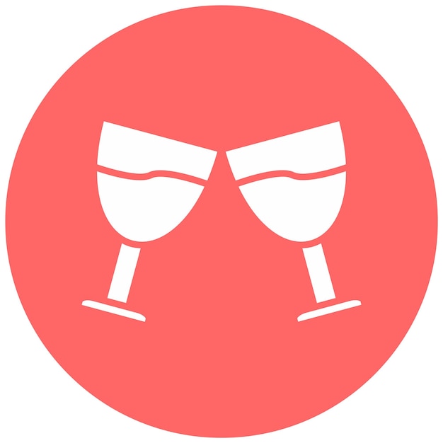 Diseño vectorial de estilo de icono de alegría