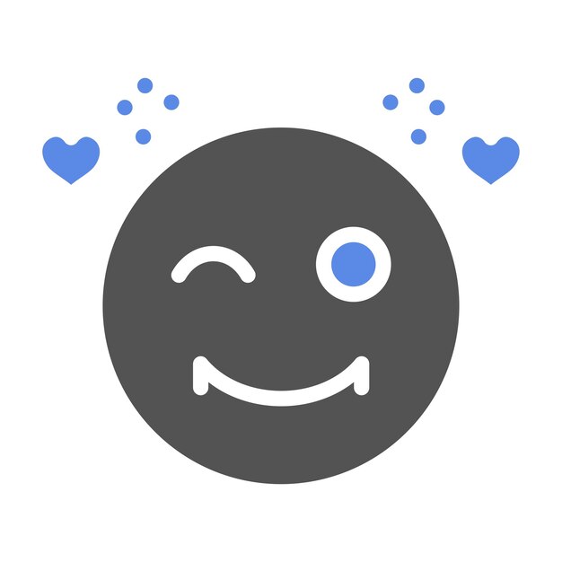 Diseño vectorial Estilo de icono de alegría