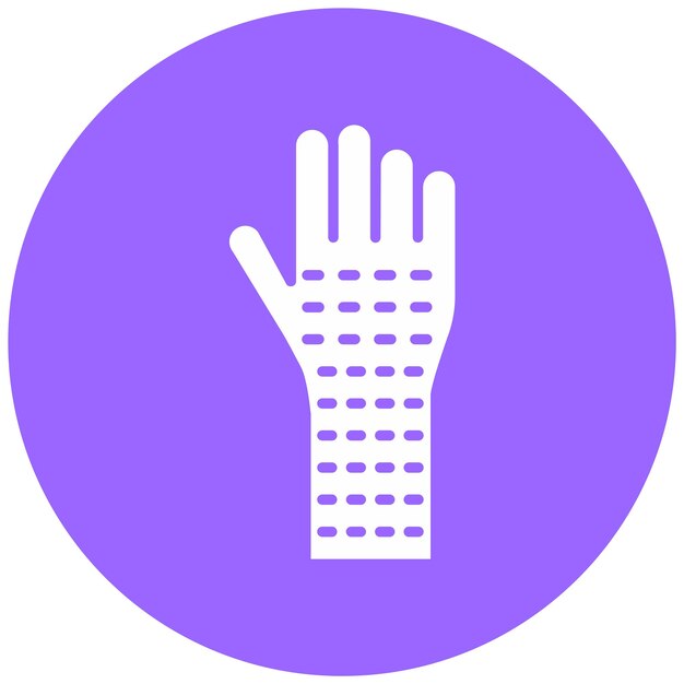 Diseño vectorial Estilo del icono de alergia
