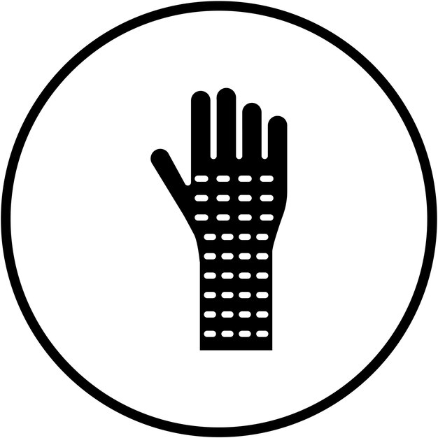 Diseño vectorial Estilo del icono de alergia