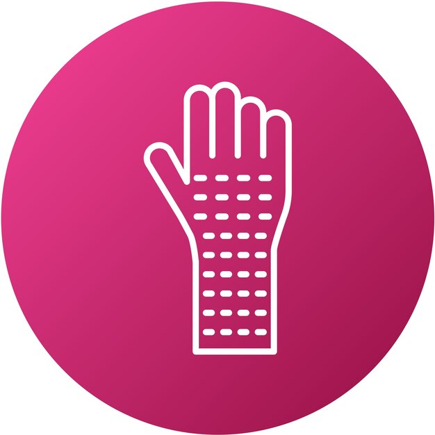 Diseño vectorial Estilo del icono de alergia