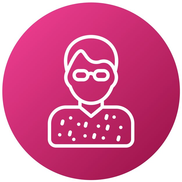 Diseño vectorial Estilo del icono de alergia