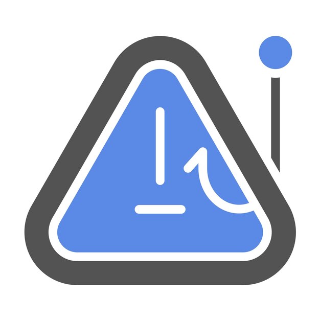 Diseño vectorial del estilo del icono de alerta de phishing