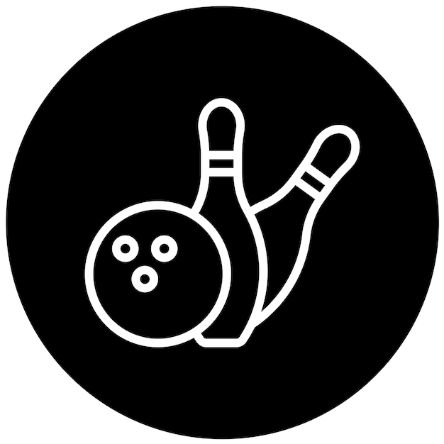 Diseño vectorial Estilo del icono del alfiler caído