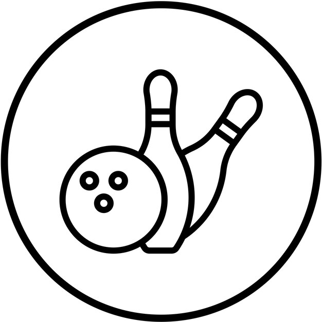 Diseño vectorial Estilo del icono del alfiler caído