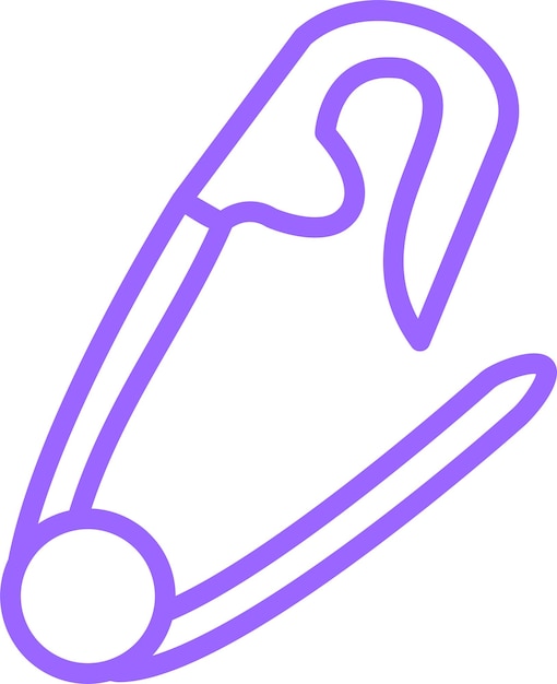 Diseño vectorial Estilo del icono del alfiler