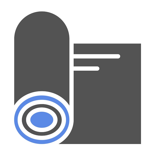 Diseño vectorial Estilo del icono de la alfombra desplegable