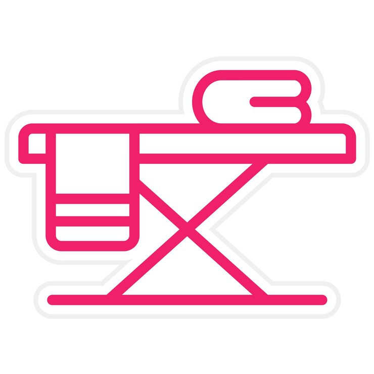 Vector diseño vectorial estilo del icono de la alfombra de planchado