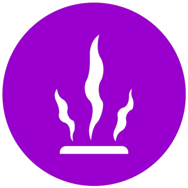 Diseño vectorial Estilo del icono de algas
