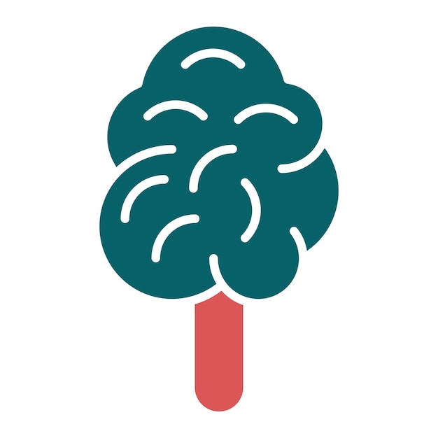 Diseño vectorial de estilo de icono de algodón caramelo