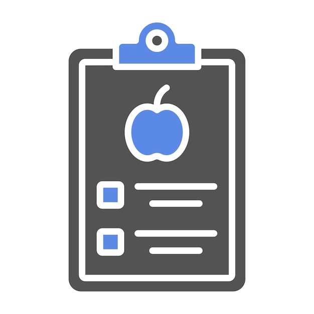 Diseño vectorial Estilo de icono de alimentos dietéticos