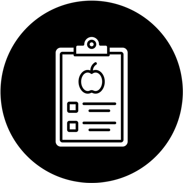 Diseño vectorial Estilo de icono de alimentos dietéticos