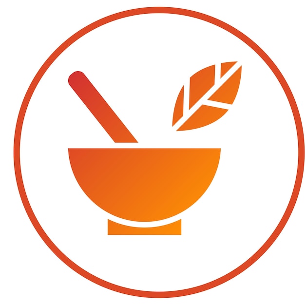 Diseño vectorial Estilo del icono de alimentos enteros