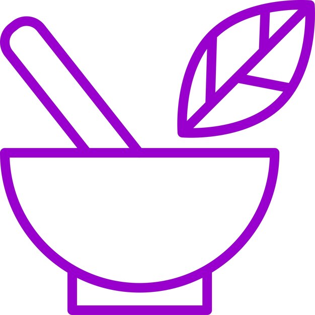 Diseño vectorial Estilo del icono de alimentos enteros