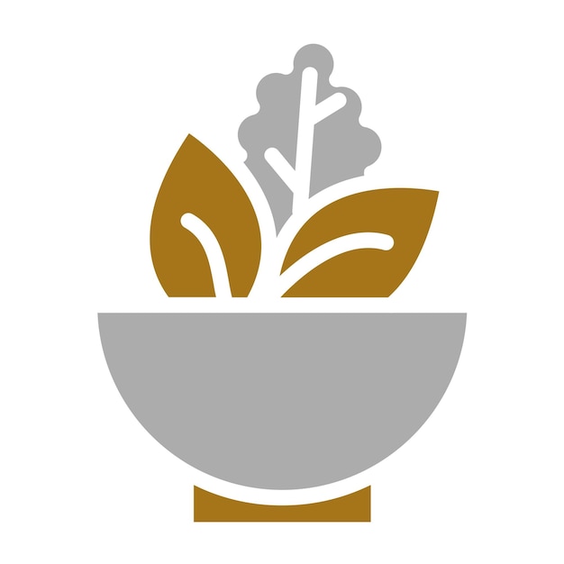Diseño vectorial Estilo de icono de alimentos naturales