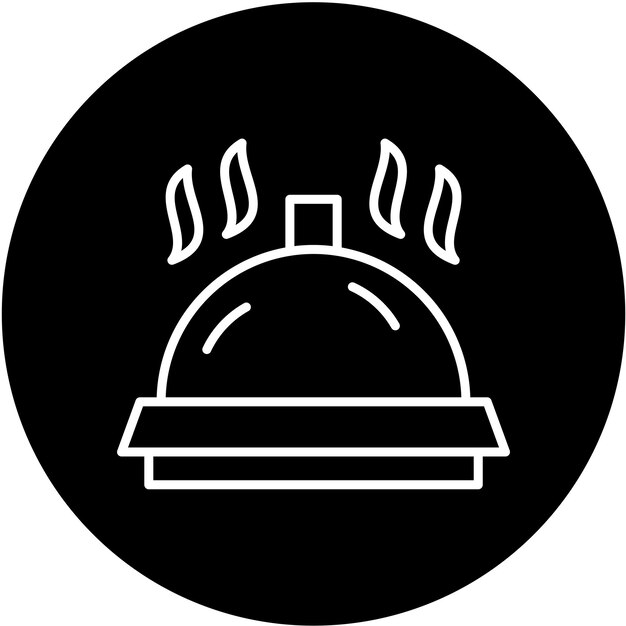 Diseño vectorial de estilo de icono de alimentos