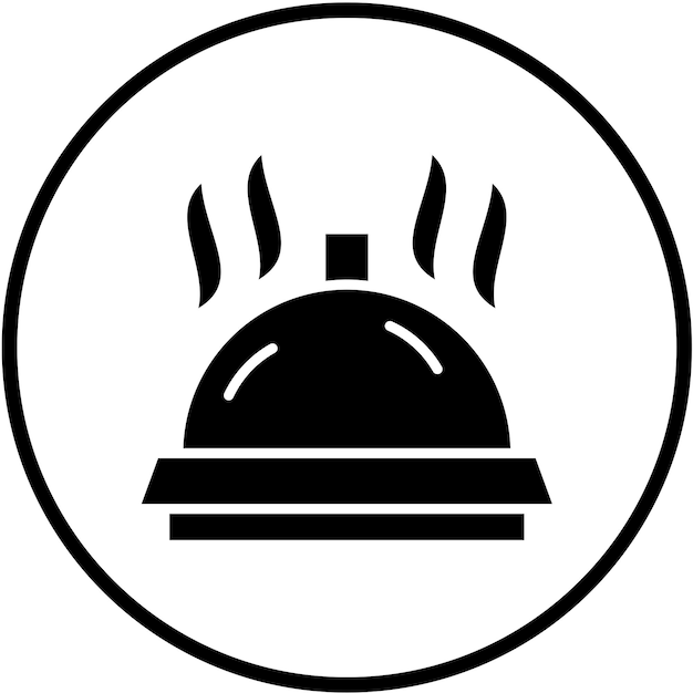 Diseño vectorial de estilo de icono de alimentos