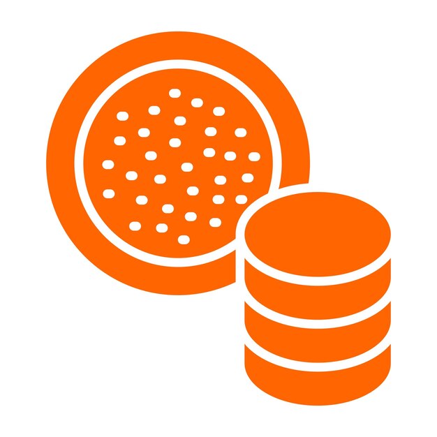 Diseño vectorial estilo de icono de almacenamiento de datos 5D
