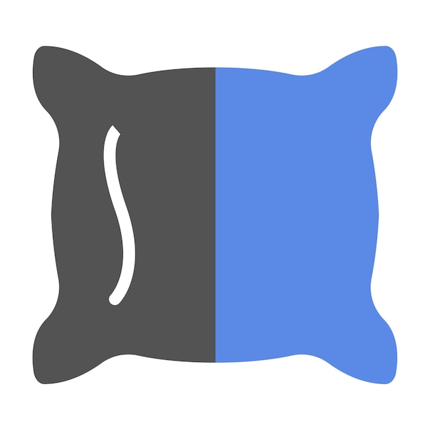 Diseño vectorial Estilo del icono de la almohada Fringe