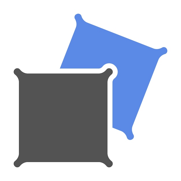 Diseño vectorial Estilo del icono de la almohada
