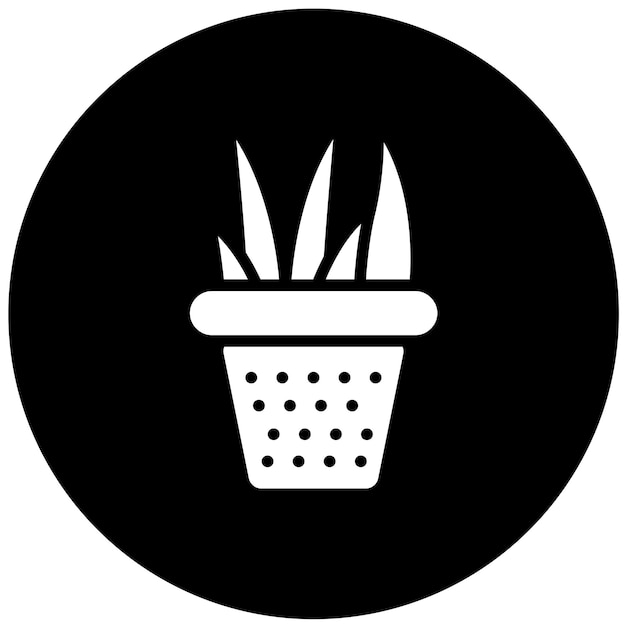 Diseño vectorial Estilo de icono de aloe vera