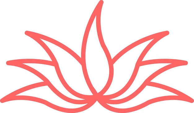 Diseño vectorial Estilo de icono de aloe vera