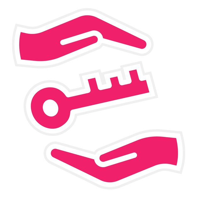 Diseño vectorial Estilo del icono de alquiler