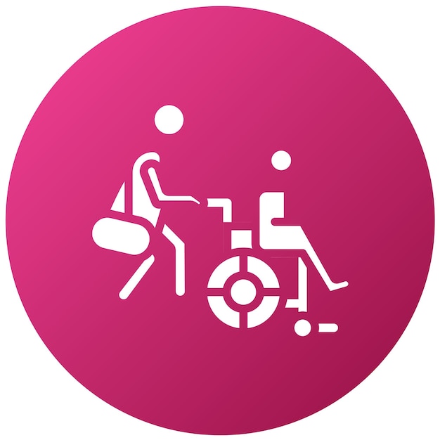 Diseño vectorial Estilo del icono de alta del paciente