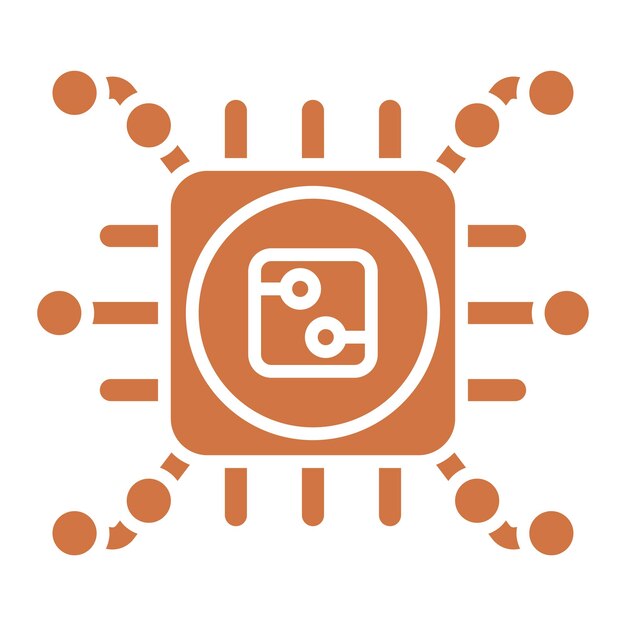 Diseño vectorial Estilo de icono de alta tecnología