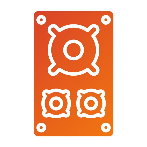 Diseño vectorial Estilo del icono del altavoz de Año Nuevo