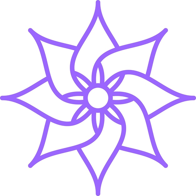 Diseño vectorial Estilo del icono de Amaryllis