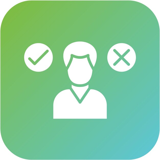 Diseño vectorial Estilo de icono ambiguo