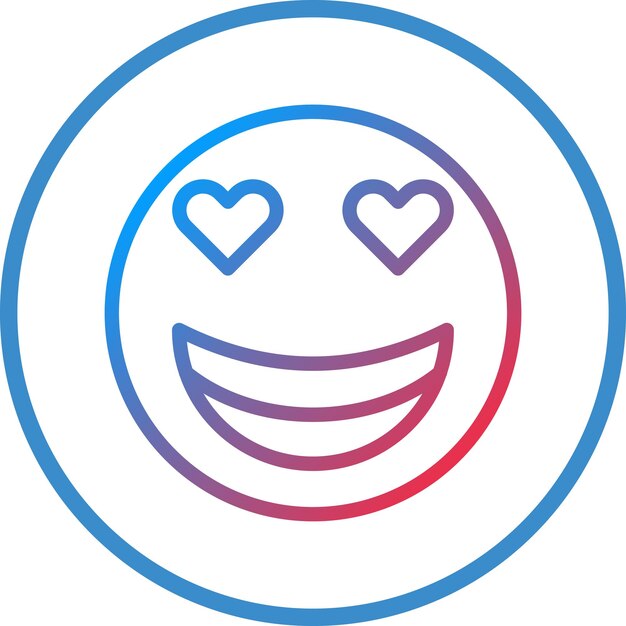 Diseño vectorial en el estilo del icono de amor