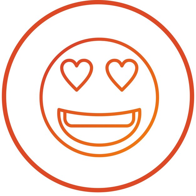 Diseño vectorial en el estilo del icono de amor
